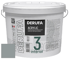 Матовая краска Derufa Интерьер-3 (ТМ) цвет DRF 9018 