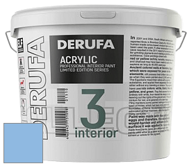 Матовая краска Derufa Интерьер-3 (ТМ) цвет NCS S 1040-R80B 