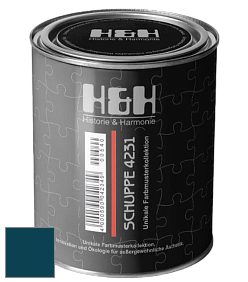 Глубокоматовая краска H&H SCHUPPE цвет RAL 5020 