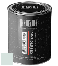 Матовая краска H&H Gluck цвет NCS S 0907-B80G 