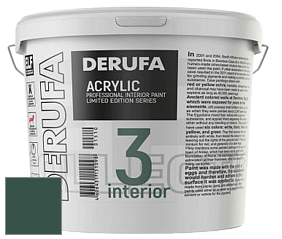 Матовая краска Derufa Интерьер-3 (ТМ) цвет NCS S 7020-B90G 