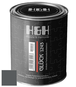 Матовая краска H&H Gluck цвет NCS S 7502-B 