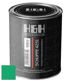 Глубокоматовая краска H&H SCHUPPE цвет NCS S 1565-G 