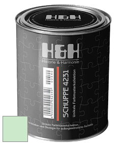 Глубокоматовая краска H&H SCHUPPE цвет NCS S 0520-G10Y 