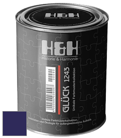 Матовая краска H&H Gluck цвет RAL 5022 