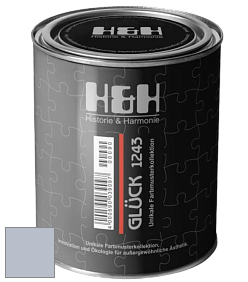 Матовая краска H&H Gluck цвет NCS S 2010-R70B 