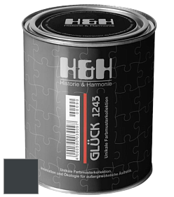 Матовая краска H&H Gluck цвет NCS S 8505-B 