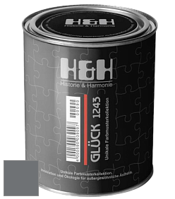 Матовая краска H&H Gluck цвет DRF 9005 