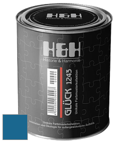 Матовая краска H&H Gluck цвет NCS S 4050-R90B 