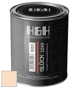 Матовая краска H&H Gluck цвет NCS S 0510-Y40R 