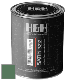 Шелковисто-матовая H&H Satin SM цвет NCS S 5030-G10Y 