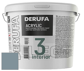 Матовая краска Derufa Интерьер-3 (ТМ) цвет DRF 1236 