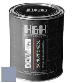 Глубокоматовая краска H&H SCHUPPE цвет NCS S 3020-R70B 