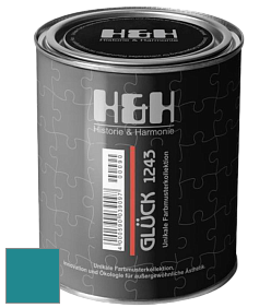 Матовая краска H&H Gluck цвет RAL 5018 