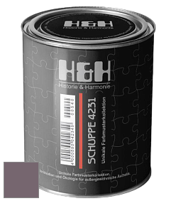 Глубокоматовая краска H&H SCHUPPE цвет NCS S 6010-R30B 