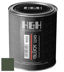 Матовая краска H&H Gluck цвет NCS S 7020-G30Y 