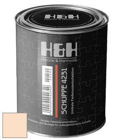 Глубокоматовая краска H&H SCHUPPE цвет NCS S 0510-Y40R 