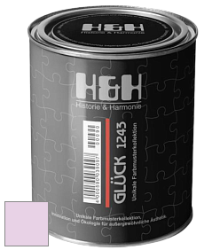 Матовая краска H&H Gluck цвет NCS S 0520-R40B 