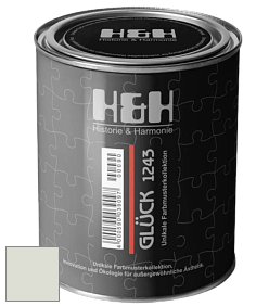 Матовая краска H&H Gluck цвет RAL 9002 
