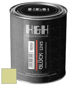 Матовая краска H&H Gluck цвет NCS S 1030-G60Y 