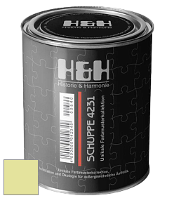 Глубокоматовая краска H&H SCHUPPE цвет NCS S 0530-G60Y 