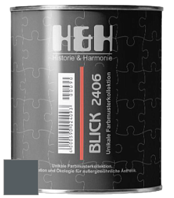 Глубокоматовая краска H&H Blick цвет RAL 7011 