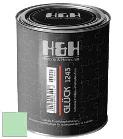 Матовая краска H&H Gluck цвет NCS S 0530-G10Y 