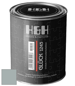Матовая краска H&H Gluck цвет NCS S 3005-B50G 