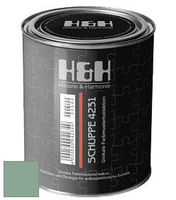Глубокоматовая краска H&H SCHUPPE цвет NCS S 3020-G 