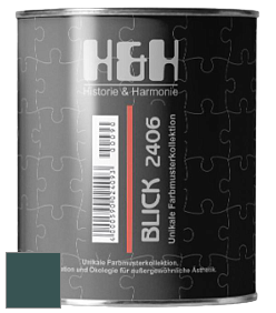 Глубокоматовая краска H&H Blick цвет NCS S 7020-B50G 