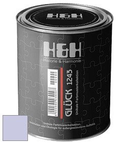 Матовая краска H&H Gluck цвет NCS S 1020-R60B 