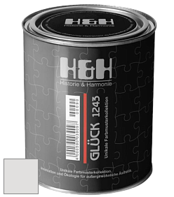 Матовая краска H&H Gluck цвет NCS S 1001-R 