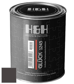 Матовая краска H&H Gluck цвет NCS S 8502-R 