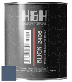 Глубокоматовая краска H&H Blick цвет NCS S 6020-R80B 