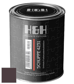 Глубокоматовая краска H&H SCHUPPE цвет NCS S 8010-R10B 