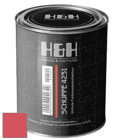 Глубокоматовая краска H&H SCHUPPE цвет RAL 3017 