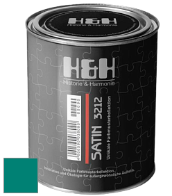 Шелковисто-глянцевая H&H Satin SG цвет NCS S 3555-B60G 