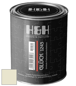 Матовая краска H&H Gluck цвет RAL 1013 