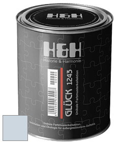Матовая краска H&H Gluck цвет NCS S 1010-R80B 