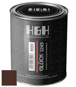 Матовая краска H&H Gluck цвет RAL 8016 