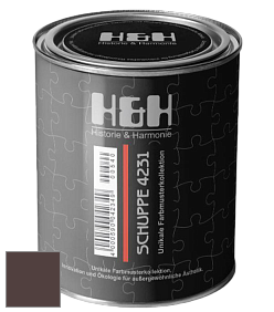 Глубокоматовая краска H&H SCHUPPE цвет NCS S 8010-Y90R 