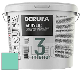 Матовая краска Derufa Интерьер-3 (ТМ) цвет NCS S 1040-B80G 