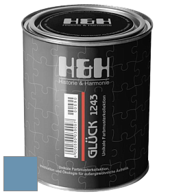 Матовая краска H&H Gluck цвет RAL 5024 