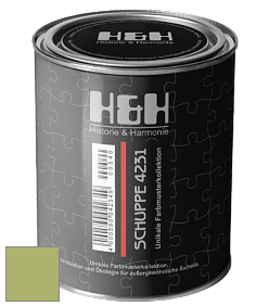 Глубокоматовая краска H&H SCHUPPE цвет NCS S 2040-G50Y 