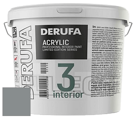 Матовая краска Derufa Интерьер-3 (ТМ) цвет DRF 9012 