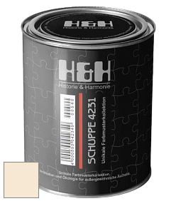 Глубокоматовая краска H&H SCHUPPE цвет NCS S 0505-Y30R 