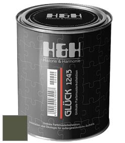 Матовая краска H&H Gluck цвет DRF 1176 