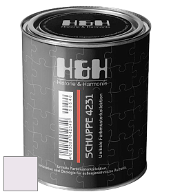 Глубокоматовая краска H&H SCHUPPE цвет NCS S 0507-R40B 