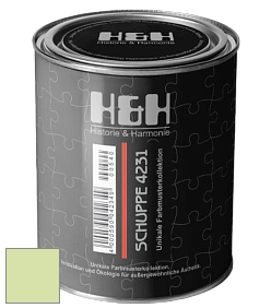 Глубокоматовая краска H&H SCHUPPE цвет NCS S 0530-G40Y 