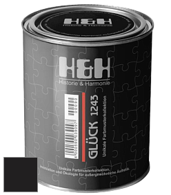 Матовая краска H&H Gluck цвет RAL 8022 